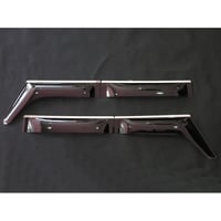 ベンツ Gクラス W463 ゲレンデ スモーク ドアバイザー メッキモール付 雨除け 4枚SET 商品番号3320