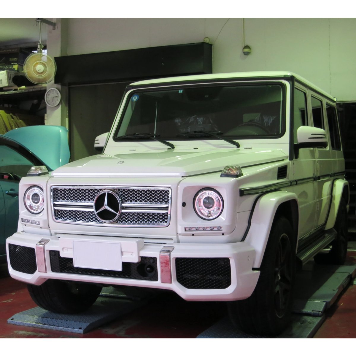 ベンツ Gクラス W463 ゲレンデ G65スタイルグリル 2ファン車対応品 650