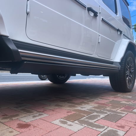 ベンツ Gクラス W465 LED付 電動サイドステップ ロング(サイド出しマフラー無し車用) 商品番号4908