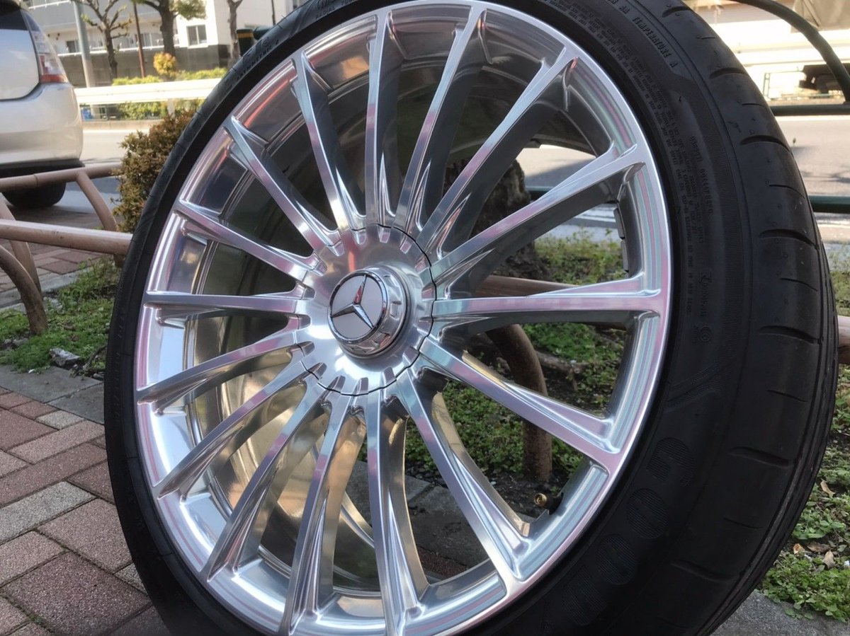 中古極上ホイール+タイヤ ベンツ Sクラス W222/W217用 純正 後期