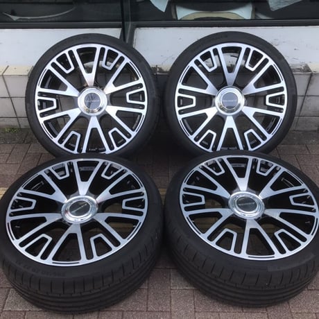 新品 レクサス LS500/LS500h MANSORY V6 22インチ セット ブラック/ポリッシュ LEXUS マンソリー PCD120