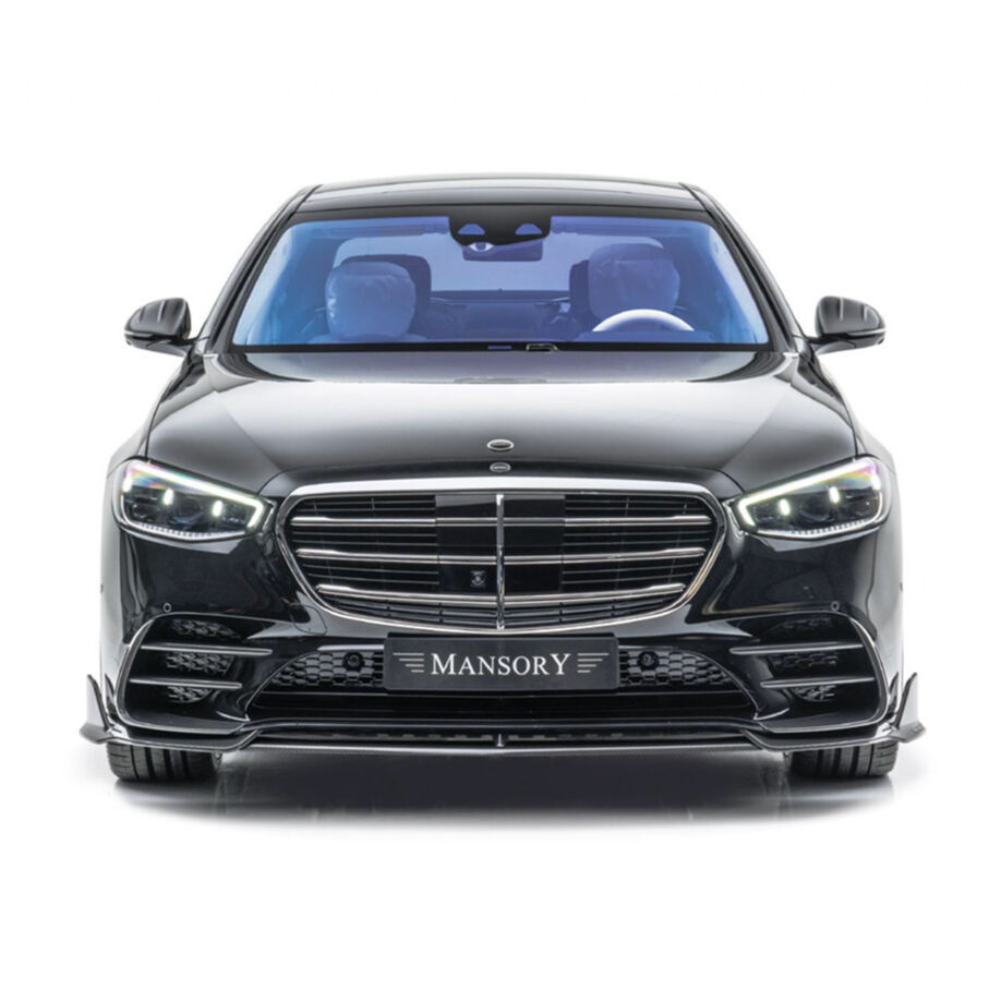 MANSORY ベンツ Sクラス W223 AMG-Line用 グリルオーナメント カーボン