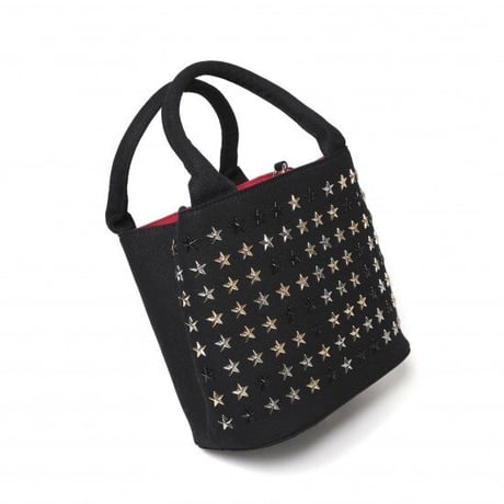 GLAMJAM スタッズバッグ　Sサイズ HOSHI×ブラック×ミックス×レッド グラムジャム