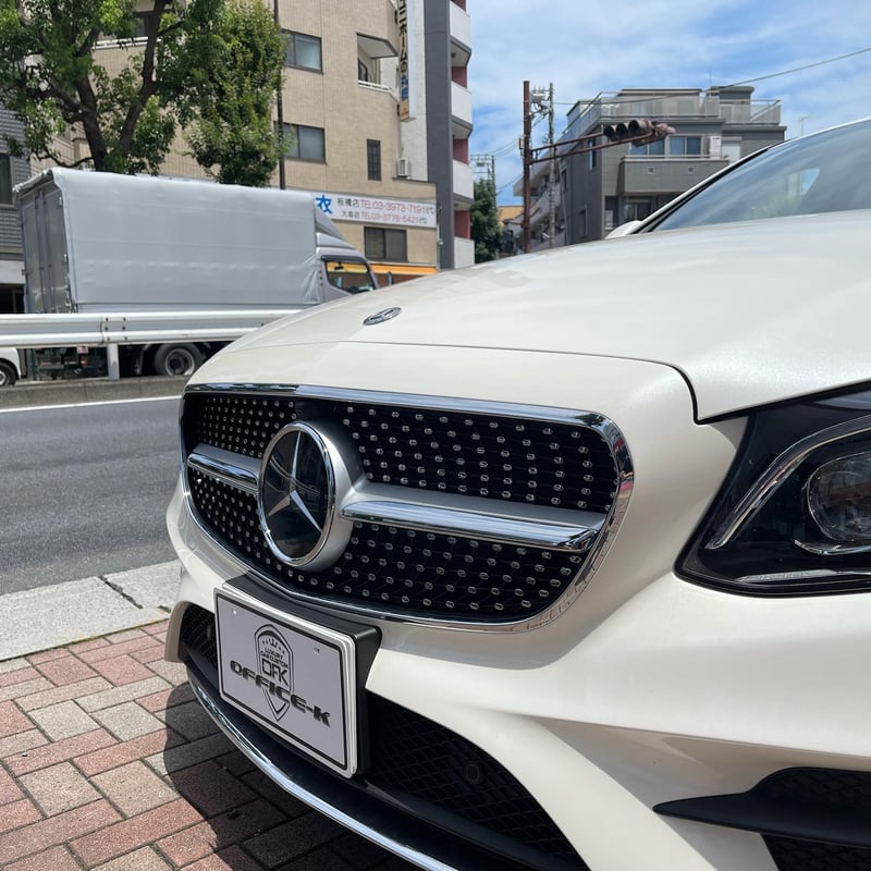 取付工賃込!! ベンツ Eクラス W213 前期 ダイアモンドグリル シルバー