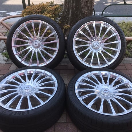 中古極上ホイール+タイヤ ベンツ Sクラス W222/W217用 純正 後期 MAYBACH マイバッハ 20インチ S550 S600 S560 S650 S63
