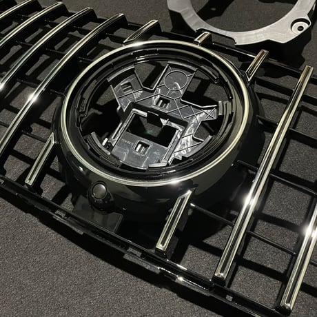 取付工賃込!! ベンツ GLSクラス X167 前期 パナメリカーナグリル 縦フィン/GTR仕様 商品番号4680