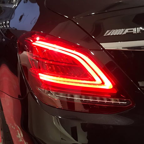 ベンツ Cクラス W205 前期 セダン 2019y 後期スタイル テールランプ 商品番号4459