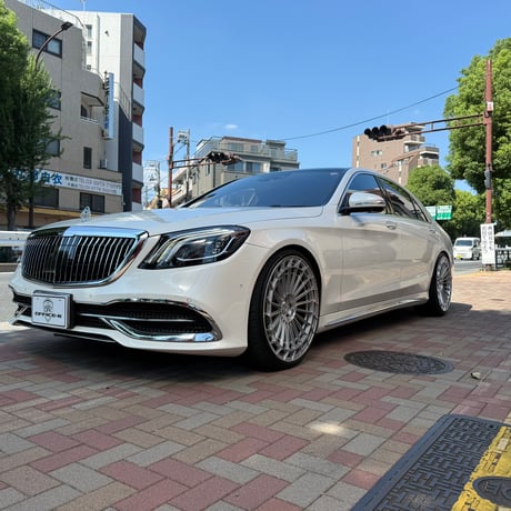 在庫処分品 ベンツ Sクラス W222 ロングボディ用 S63/S65仕様 サイドスカート クロームフィン 商品番号4629