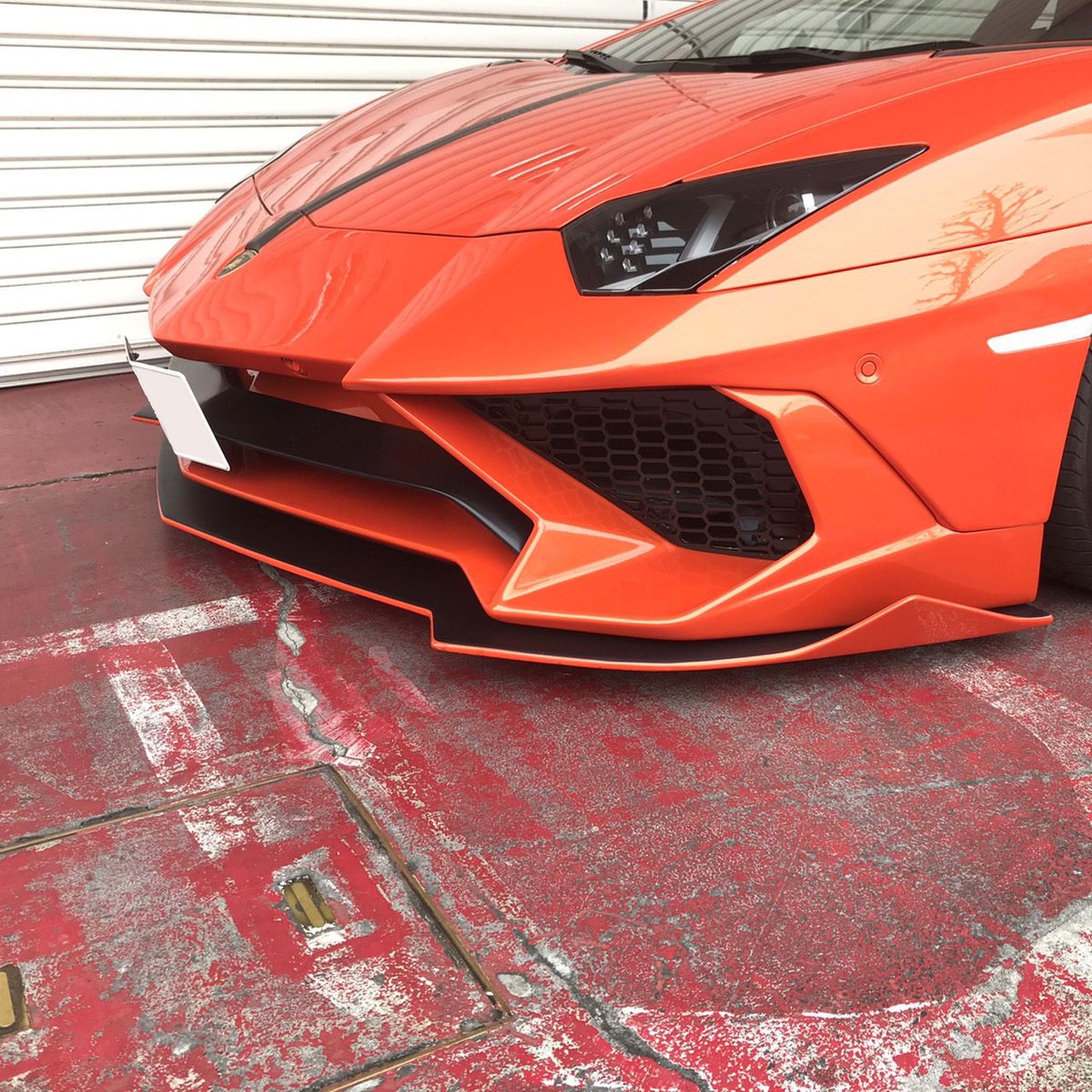 EARTH ランボルギーニ アヴェンタドールSV LP750 フロントリップ 