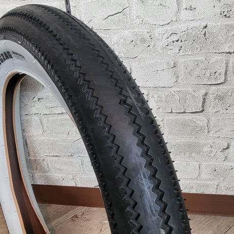 E-Bike用 ホワイトリボン ZIGZAG タイヤ 1本 20x4.0 SUPER73/MATE./FLOW 商品番号4788