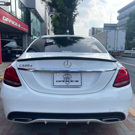 ベンツ Cクラス W205 セダン用 トランクスポイラー ブラック 商品番号4936