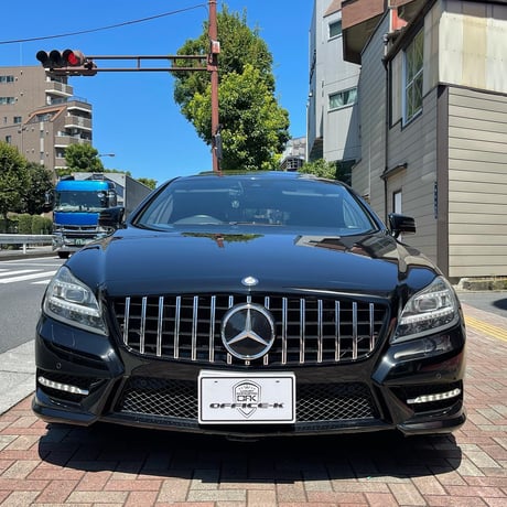 取付工賃込!! ベンツ CLSクラス W218/X218 前期 パナメリカーナグリル 縦フィン/GTR仕様 商品番号4352
