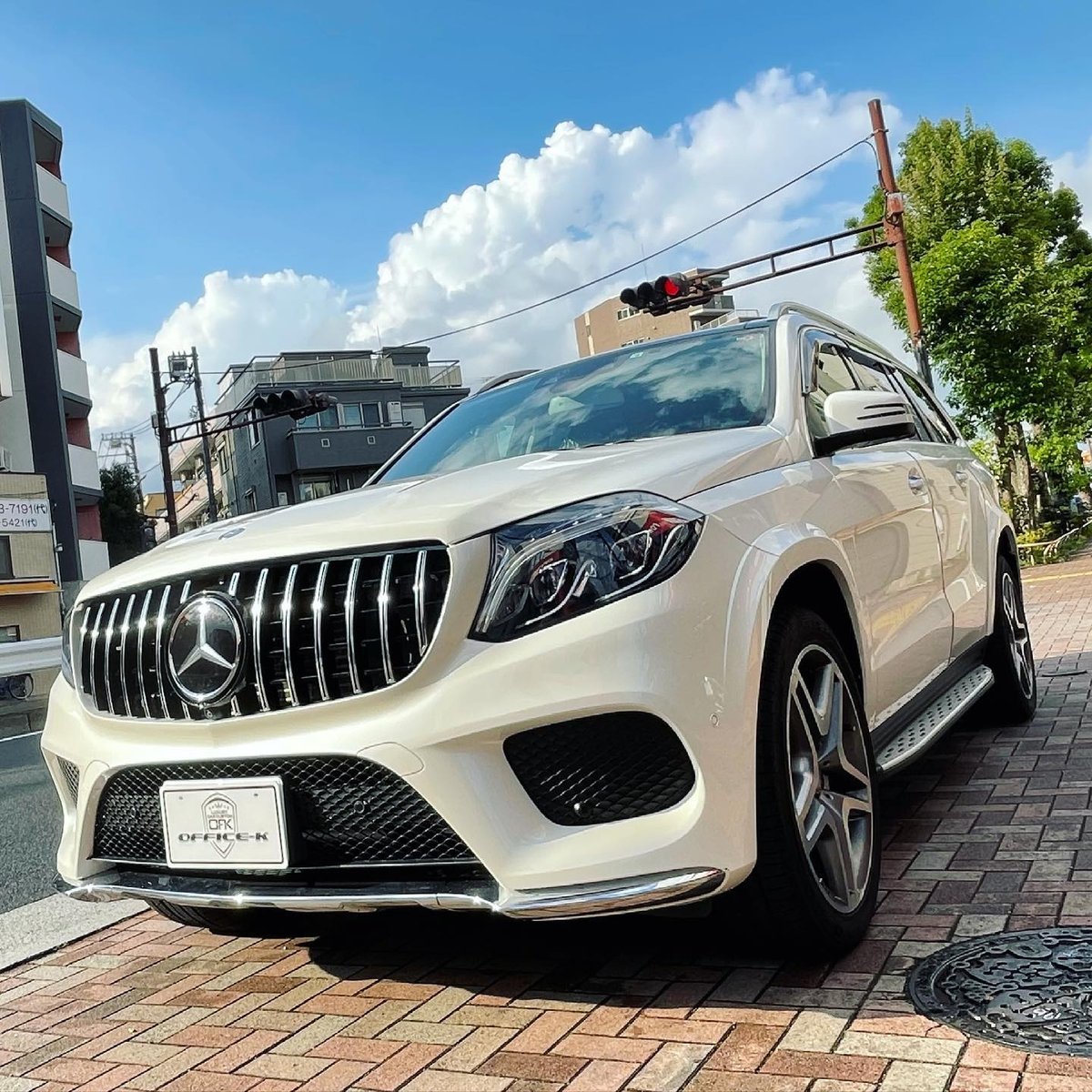 メルセデスベンツ☆GLクラス X166☆パナメリカーナグリル☆縦ライン