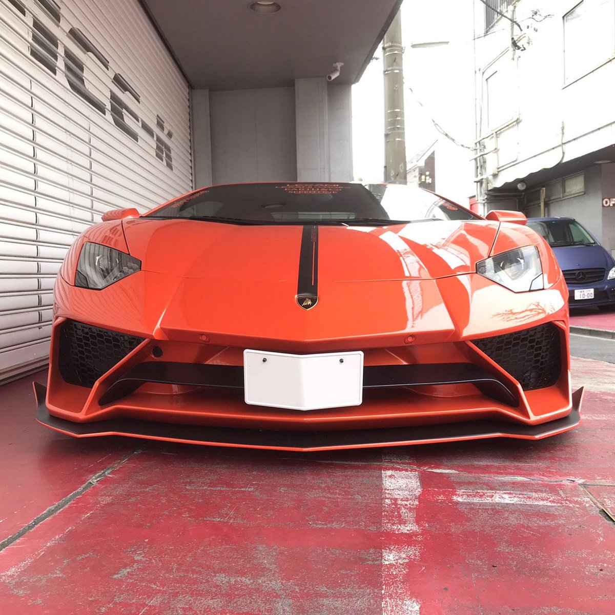 EARTH ランボルギーニ アヴェンタドールSV LP750 フロントリップ 