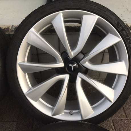 中古 テスラ モデル3 純正 20インチ タイヤ ホイール セット PCD114.3 TESLA MODEL3