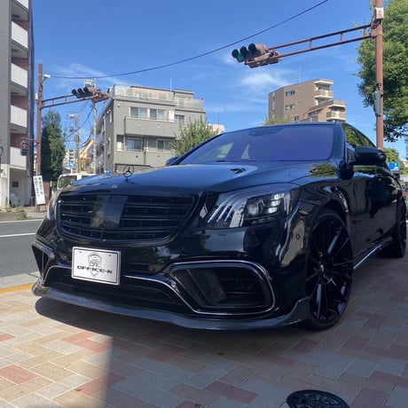 ベンツ Sクラス W222 V12 マイバッハ グリル オールブラック 商品番号4898/4899