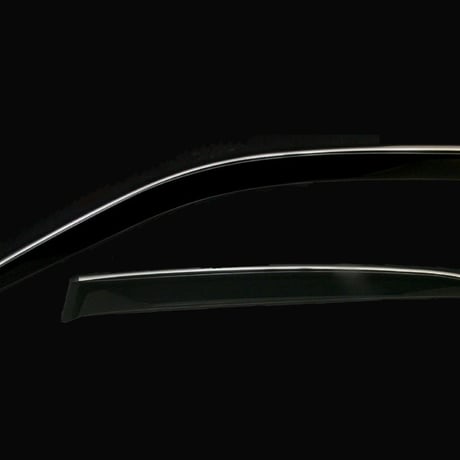 ベンツ Eクラス W210 セダン スモーク ドアバイザー メッキモール付 雨除け 4枚SET 商品番号1848