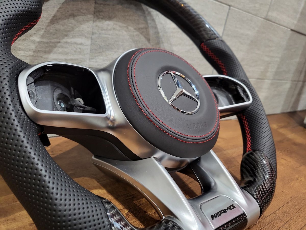 ベンツ Gクラス W463A ゲレンデ カーボン ステアリング 商品番号4791