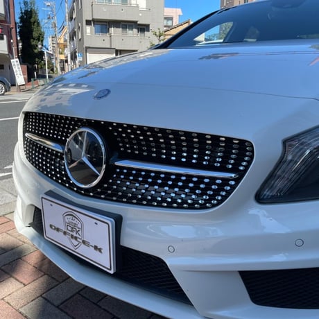 取付工賃込!! ベンツ Aクラス W176 前期 ダイアモンドグリル ブラックフィン 商品番号4285