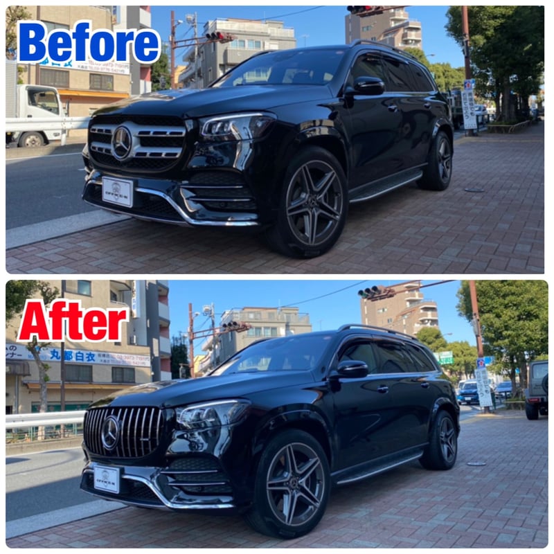 ベンツ GLSクラス X167 前期 パナメリカーナグリル 縦フィン/GTR仕様