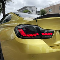 取付工賃込!! BMW 4シリーズ クーペ F32/F82 M4 前期用 後期GTSスタイル スモーク LED テール 商品番号4668