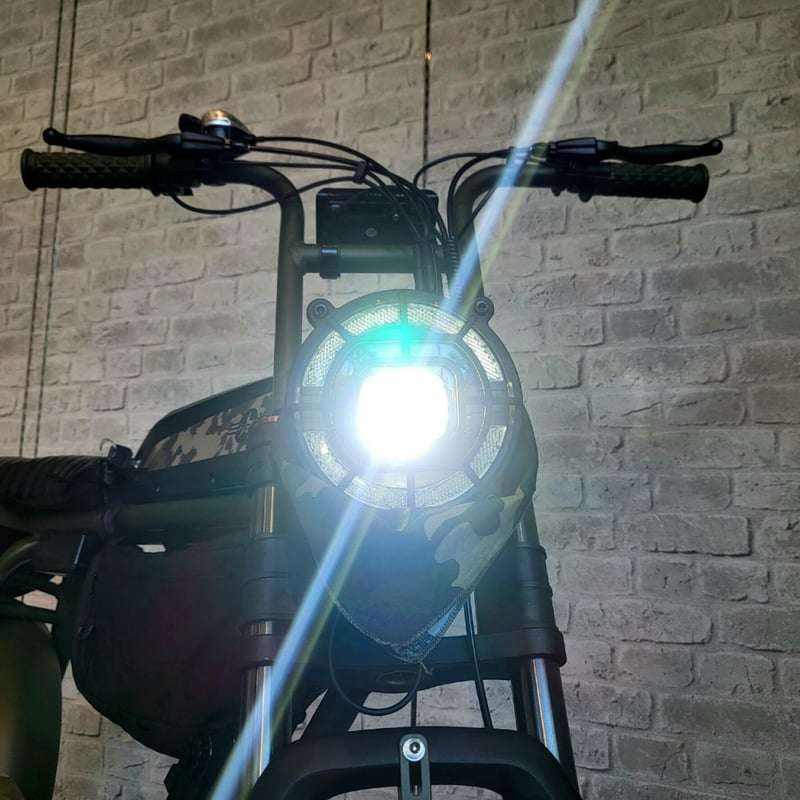 FLOW Eバイク用 カスタムヘッドライト ガード付き 商品番号4772 ...