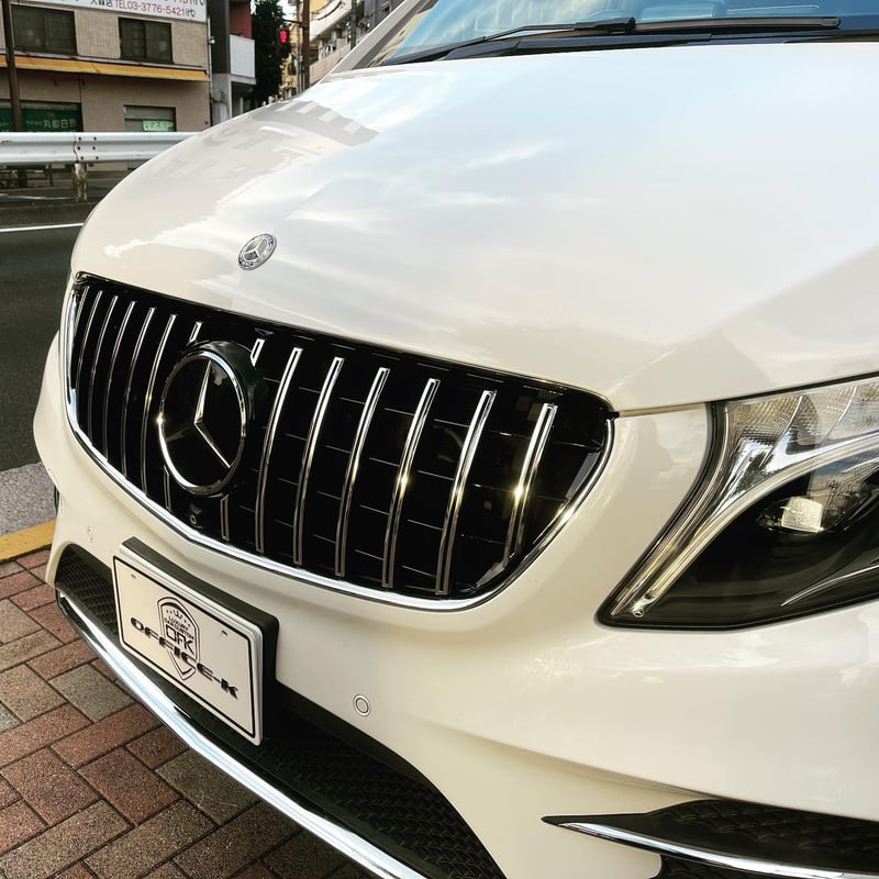 取付工賃込!! ベンツ Vクラス W447 前期 パナメリカーナグリル 縦