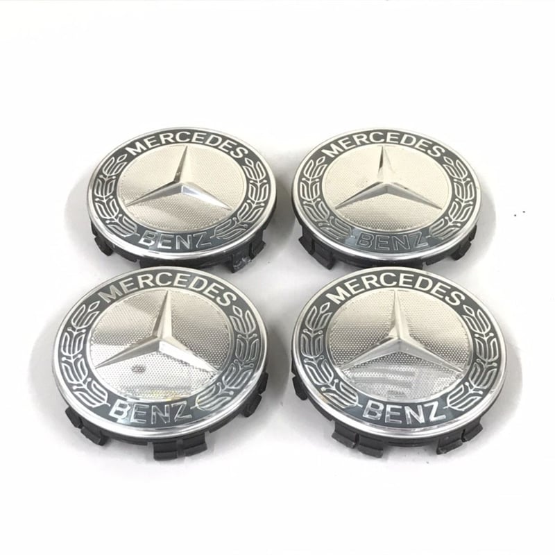 中古 ベンツ 汎用 純正センターキャップ 4個セット A1714000125