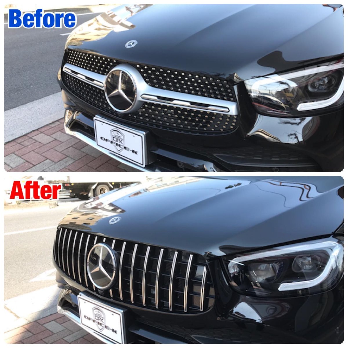 ベンツGLC x253後期 AMGパッケージ純正ダイヤモンドグリル 【公式通販】