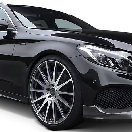 超特価!! カールソン 1/14 RSF ガンメタ/ブラッシュド 19インチ 8.5J/9.5J 4本セット Carlsson