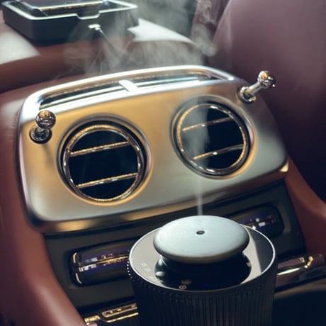 AROMA LINK HOTEL AROMA DIFFUSER ポータブル(車内用) ホテル アロマディフューザー ブラック 本体+オイル 品番4641