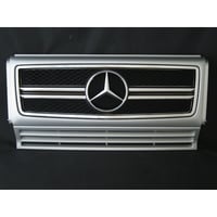 ベンツ Gクラス W463 ゲレンデ G63スタイルグリル 2ファン車対応品 775イリジウムシルバー 商品番号3225