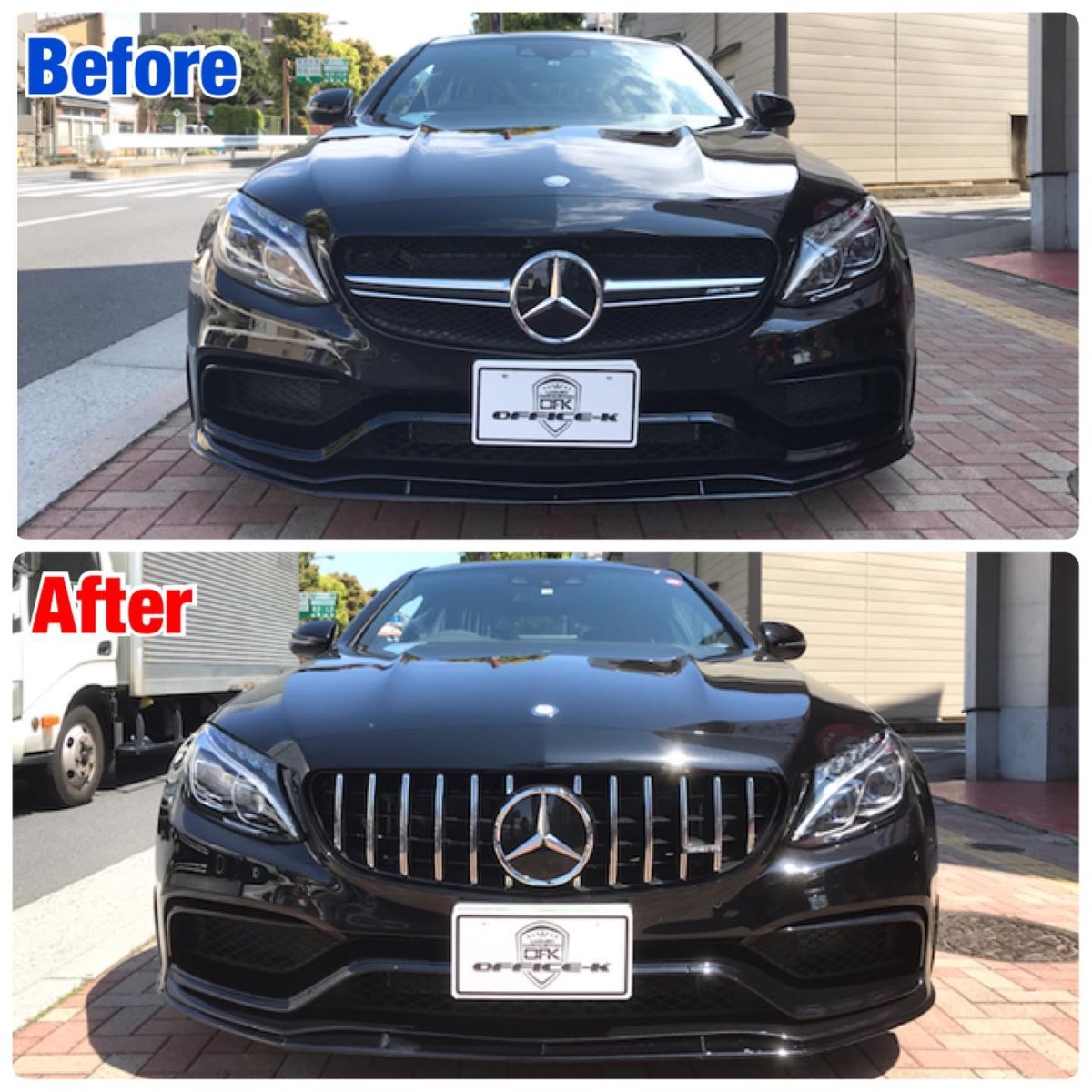 メルセデス・ベンツ W205 AMG C63純正 グリル