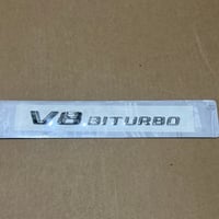 ベンツ 汎用 社外品 V8 BITURBO サイドエンブレム W222 W217など