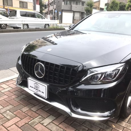 ベンツ Cクラス W205 前期 パナメリカーナグリル オールブラック 商品番号4530-4980