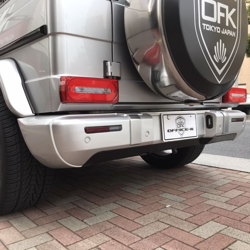 ベンツ　ゲレンデ　Gクラス　w463 リアテールカバー　2個セット ベンツ Gクラス W463 ゲレンデ W463Aスタイル リア バンパー 未