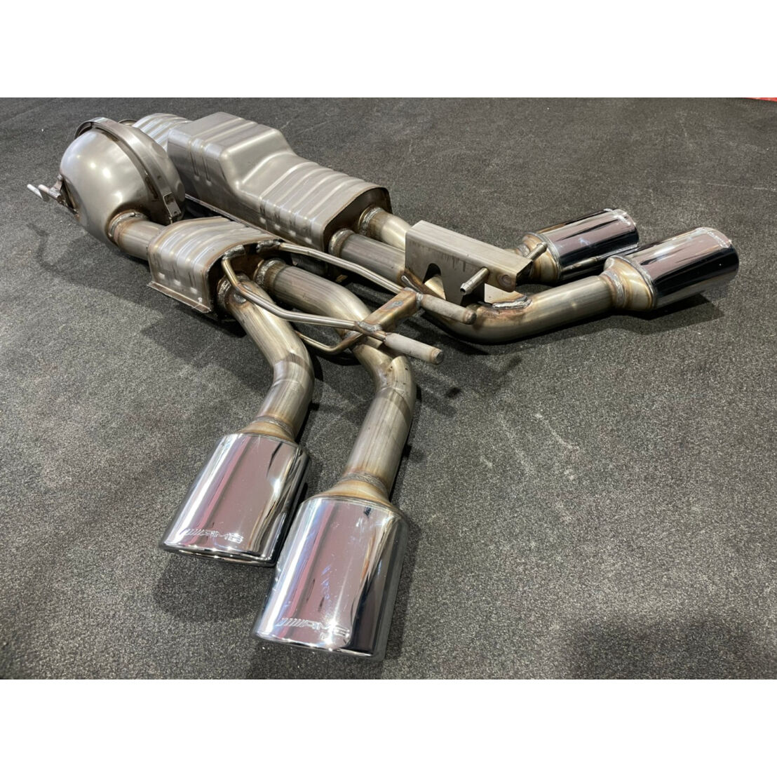 ベンツ Gクラス W463A ゲレンデ G350d/G400d用 オーバル4本出口