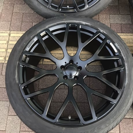 中古極上!! ベンツ Gクラス W463A BRABUS MONOBLOCK-Y 鍛造 23インチ マットブラック G400d/G550/G63/AMG/G350d PCD130