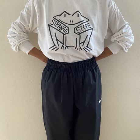 strange store フロッグ ロングTシャツ黒