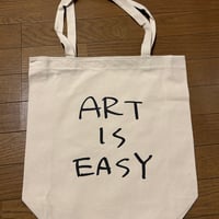 ART IS EASY BAG (生成り)