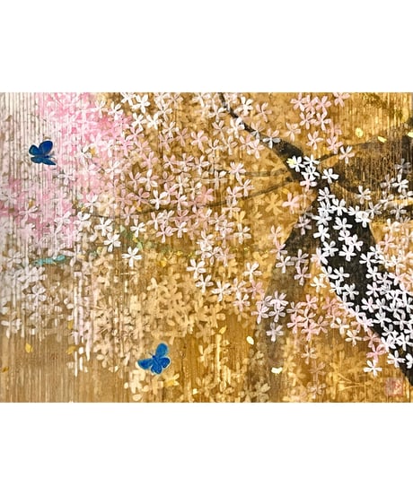 木下めいこ　日本画　孔雀　木製 取り付け金具付き CATEGORY 木下めいこ | HAYASHIDA GALLERY
