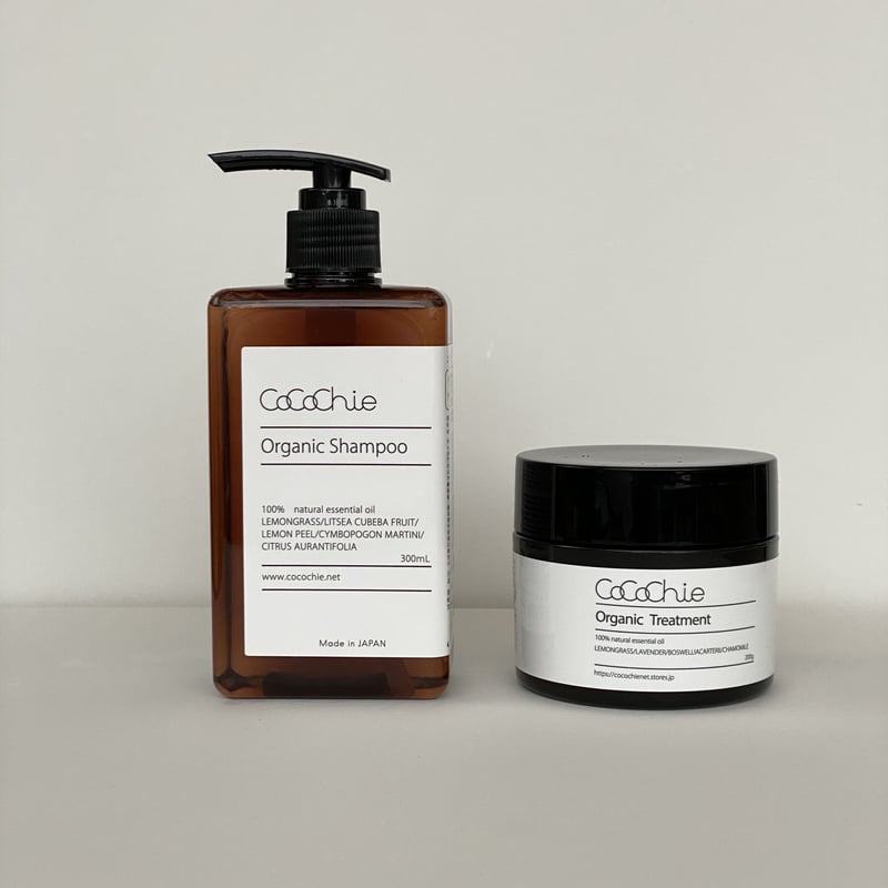 オーガニックシャンプー300ml&トリートメント200g（セット