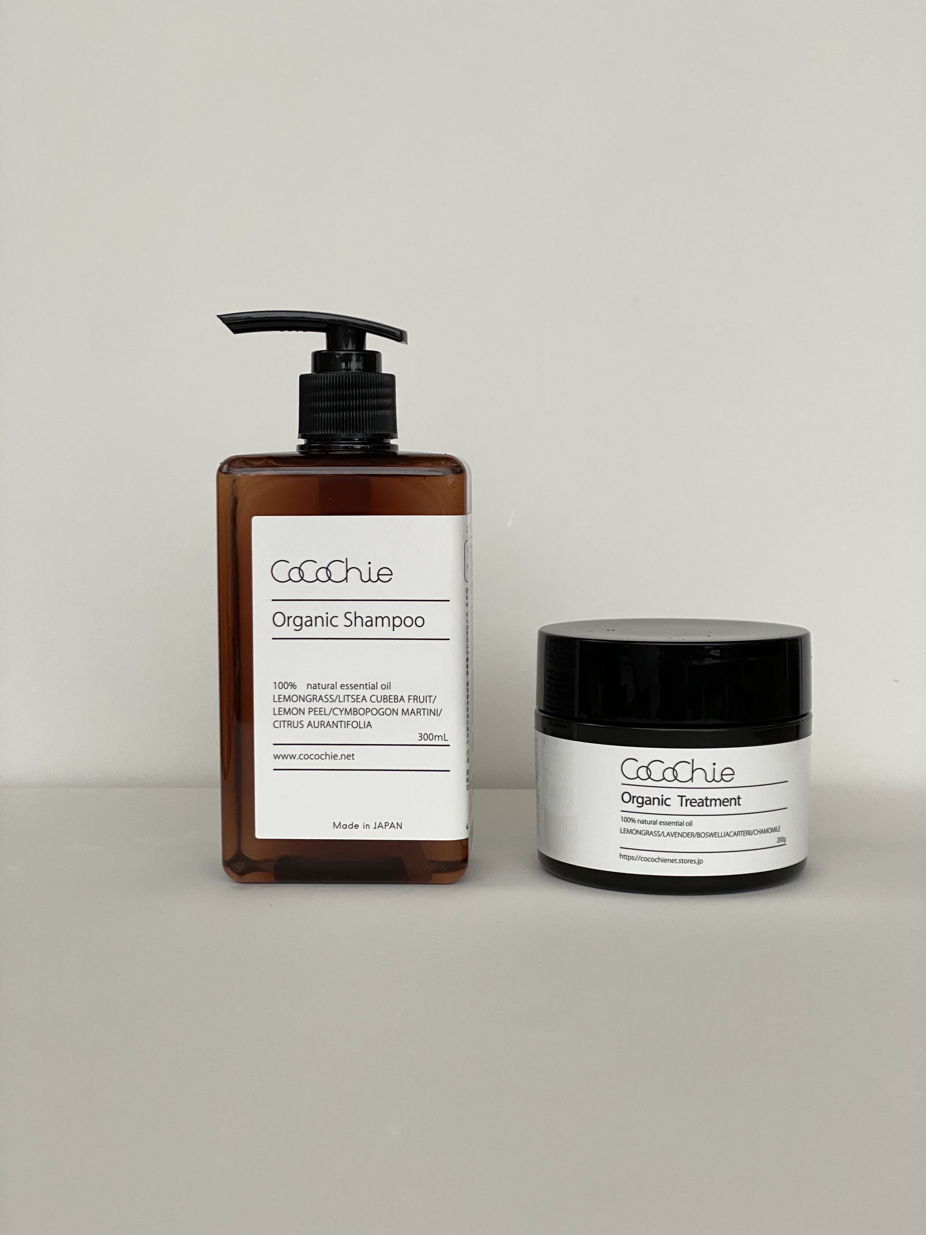 オーガニックシャンプー、コンディショナー オーガニックシャンプー300ml&トリートメント200g（セット） | cocochienet