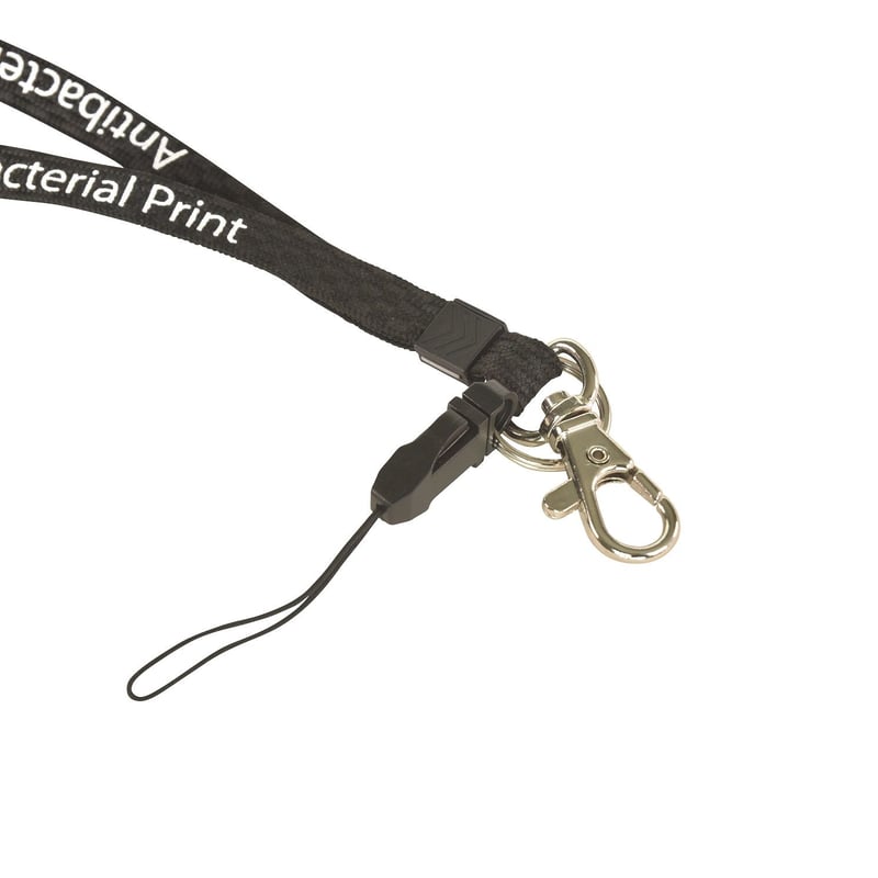 ケニファイン抗菌ネックストラップ・ハイジェネック TYPE B（金属金具