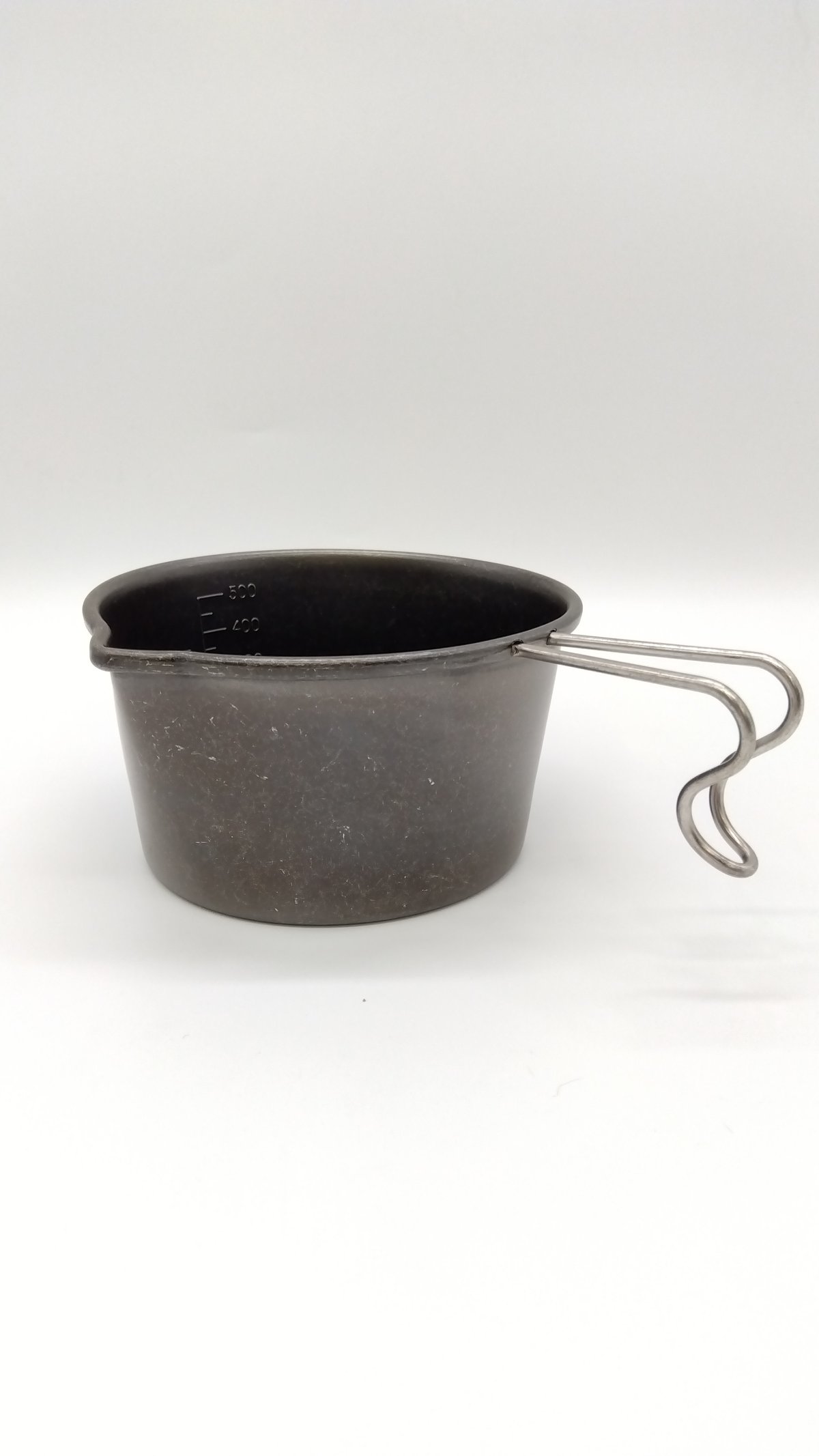 直火OK】注ぎ口あり・ダメージ加工黒発色仕様シエラカップ500ml | 高秋