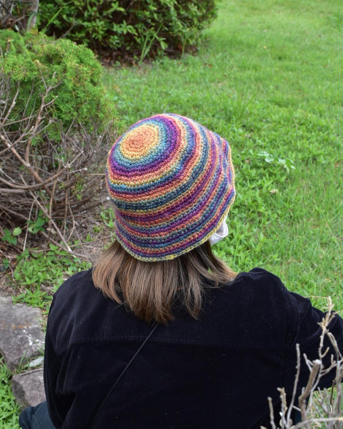 アイテムNo.10 《手編み🧶カラフルウールクラッシャーハット》 | Lukka食堂