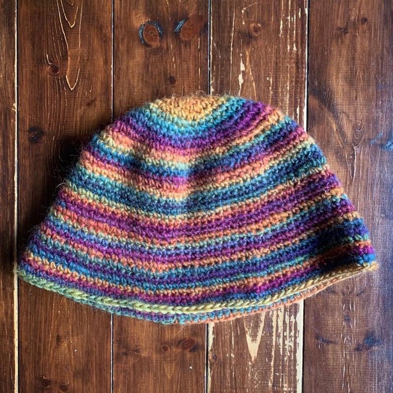 y.a.r.n. クラッシャーハット 段染め＆UV コットン クラッシャー ハット | MESS NEEDLES