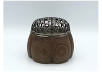 本桑波千鳥蒔絵火取香炉（幽光斎箱書）／おつとめ品【香道具ファンドNo