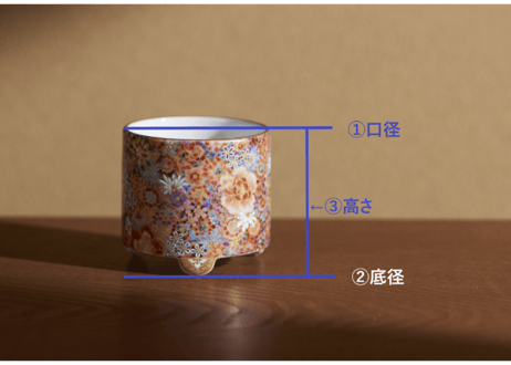 染錦聞香炉／一対（＝二基）桐箱入【香道具ファンドNo.5-4】