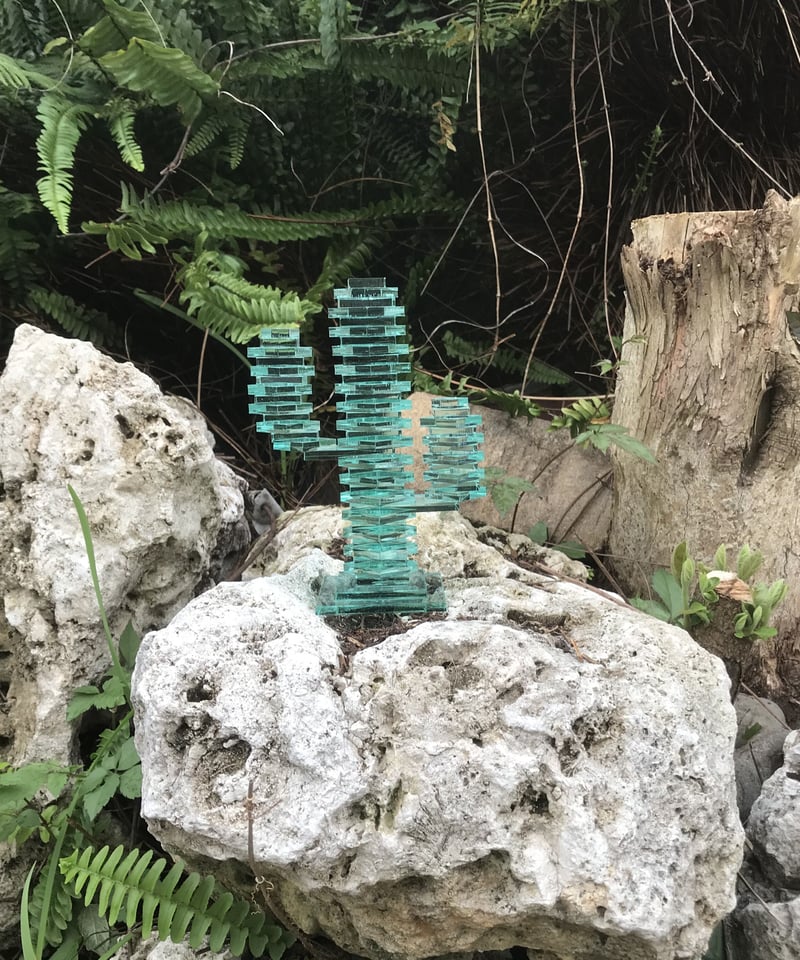 アクリルオブジェ 柱サボテン small | fkshop's STORE